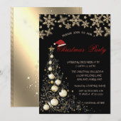 Sneeuwvlokken Kerstboom Ballen Corporate Kaart (Voorkant / Achterkant)