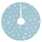 Sneeuwvlokken Kerstboom Rok (Voorkant)