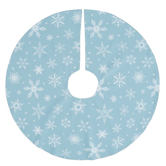 Sneeuwvlokken Kerstboom Rok (Voorkant)