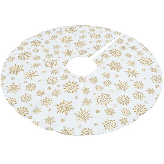 Sneeuwvlokken Kerstboom Rok (Gekanteld)