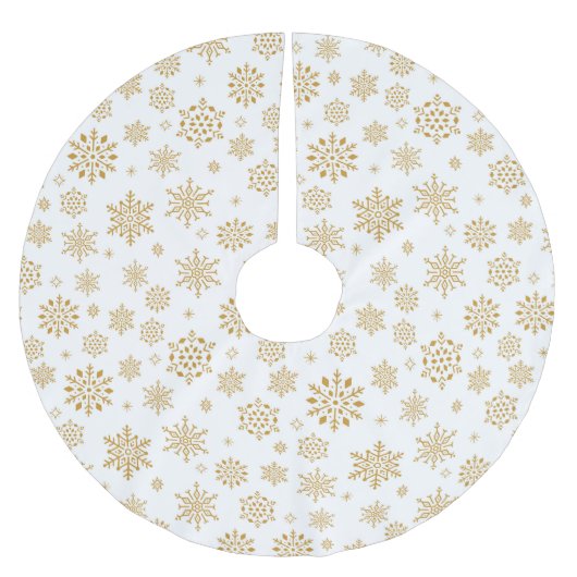 Sneeuwvlokken Kerstboom Rok (Voorkant)