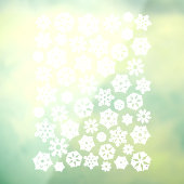 Sneeuwvlokken | Kerstmis 50 Sneeuwvlokken Raamsticker (Vel 3)