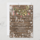 Sneeuwvlokken Kerstmis Ornament Vakantie Party Kaart (Voorkant)