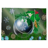  sneeuwvlokken kerstversieringen large cadeautasje (Achterkant)