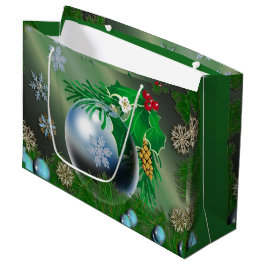 sneeuwvlokken kerstversieringen large cadeautasje