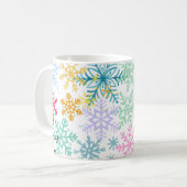 Sneeuwvlokken Koffiemok (Voorkant links)