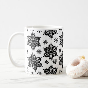 sneeuwvlokken koffiemok