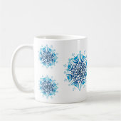 Sneeuwvlokken - koffiemok (Links)