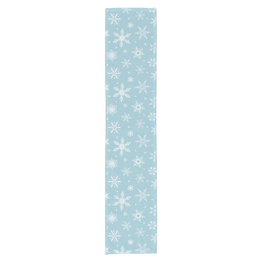 Sneeuwvlokken Korte Tafelloper (Voorkant)