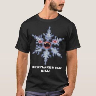 Sneeuwvlokken kunnen doden! Mannen T-shirt - Geper