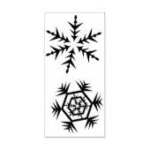 sneeuwvlokken kunst stempel (Afrduk)