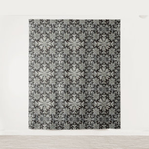 Sneeuwvlokken kunst wandkleed