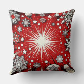 Sneeuwvlokken Kussen (Achterkant)