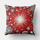 Sneeuwvlokken Kussen (Voorkant)