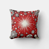 Sneeuwvlokken Kussen (Voorkant)