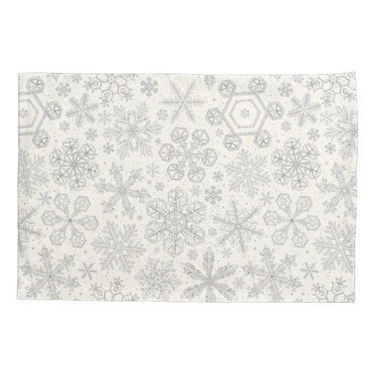 Sneeuwvlokken Kussensloop (Achterkant-Links)