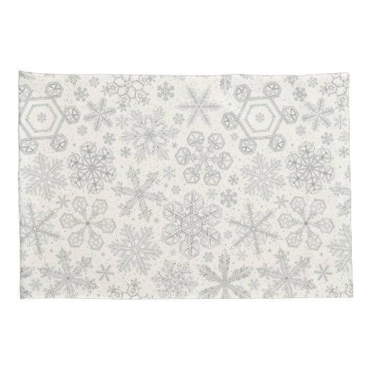 Sneeuwvlokken Kussensloop (Achterkant-Rechts)