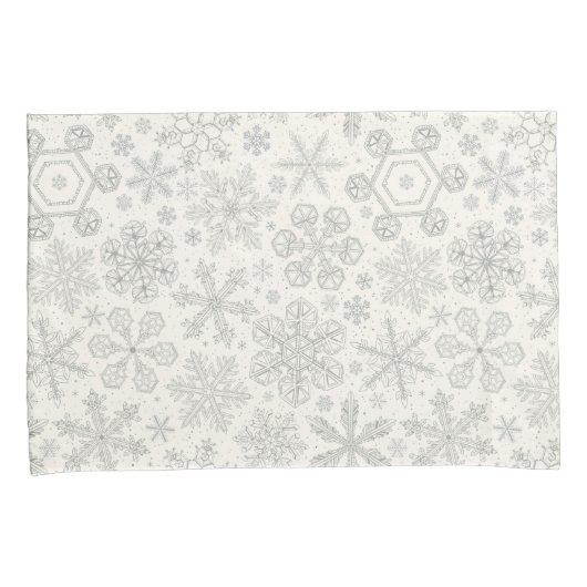 Sneeuwvlokken Kussensloop (Voorkant-Rechts)