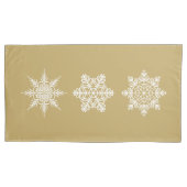 Sneeuwvlokken Kussensloop King (Voorkant)