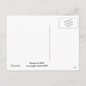 Sneeuwvlokken, laat het sneeuwen feestdagenkaart (Achterkant)