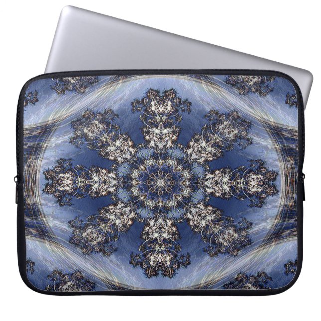Sneeuwvlokken..... Laptop Sleeve (Voorkant)