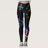 Sneeuwvlokken Leggings (Voorkant)