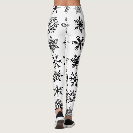Sneeuwvlokken Leggings (Achterkant)