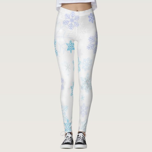 Sneeuwvlokken Leggings (Voorkant)
