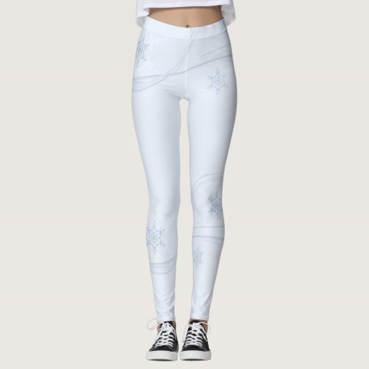 Sneeuwvlokken Leggings van vrouwen (Voorkant)