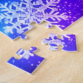 Sneeuwvlokken Legpuzzel (Zijkant)