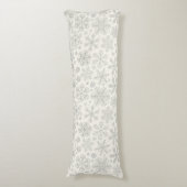 Sneeuwvlokken Lichaamskussen (Voorkant Verticaal)