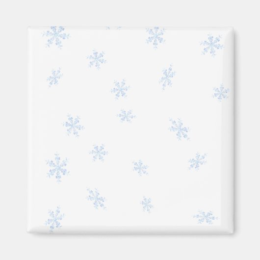 Sneeuwvlokken Magneet (Voorkant)