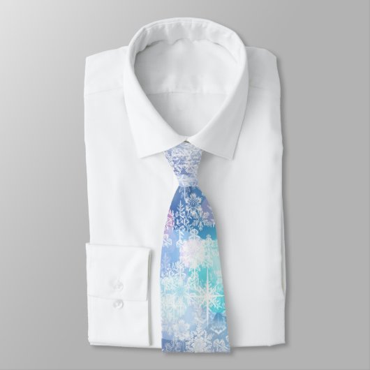 Sneeuwvlokken Mannen Stropdas (Gebonden)
