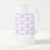 Sneeuwvlokken Matglas Bierpul (Voorkant rechts)