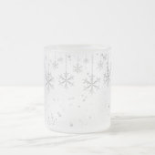 Sneeuwvlokken Matglas Koffiemok (Center)