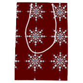 Sneeuwvlokken Medium Cadeauzakje (Achterkant)