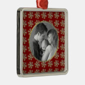 Sneeuwvlokken Metalen Ornament (Rechts)