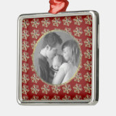 Sneeuwvlokken Metalen Ornament (Links)