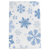 Sneeuwvlokken. Mooie winter Medium Cadeauzakje (Voorkant)