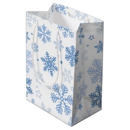 Sneeuwvlokken. Mooie winter Medium Cadeauzakje