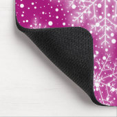 Sneeuwvlokken Mousepad Muismat (Hoek)