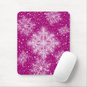 Sneeuwvlokken Mousepad Muismat (Met muis)