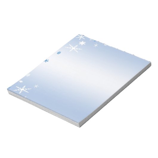 Sneeuwvlokken Notitieblok (Linkerzijde)