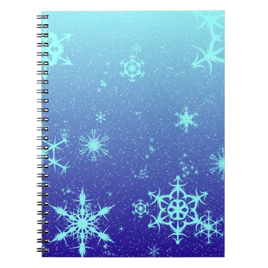 Sneeuwvlokken Notitieboek (Voorkant)