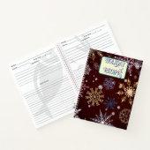 Sneeuwvlokken Notitieboek (Binnen)
