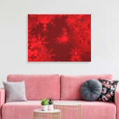 Sneeuwvlokken/omheind canvas afdruk (Insitu (Woonkamer))