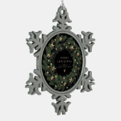 Sneeuwvlokken omlijst ornament (Links)