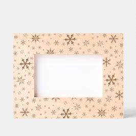 Sneeuwvlokken ontwerp gegraveerde lijstjes