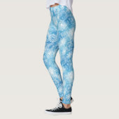 Sneeuwvlokken op blauw leggings (Links)