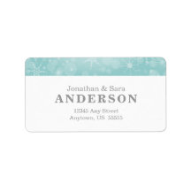 Sneeuwvlokken op Blauwgroen